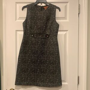 Tory Burch black and white sleeveless dress.